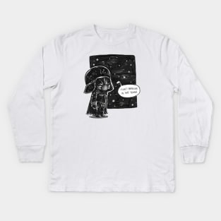 Dark Helmet Kids Long Sleeve T-Shirt